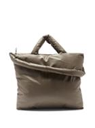 Matchesfashion.com Kassl Editions - Baby Padded Cotton-blend Canvas Tote Bag - Womens - Khaki