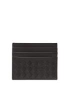 Matchesfashion.com Bottega Veneta - Increcciato Woven Leather Cardholder - Mens - Grey