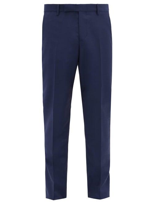 Matchesfashion.com Paul Smith - Soho-fit Wool-blend Fresco Suit Trousers - Mens - Navy