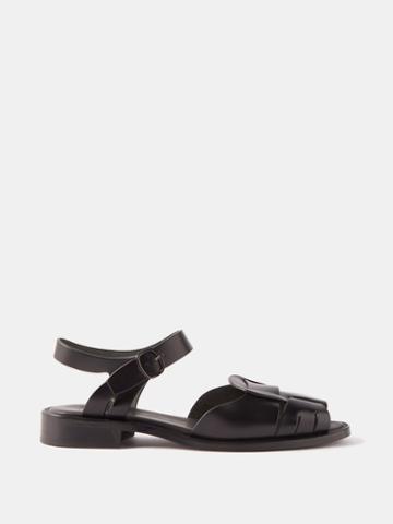 Hereu - Ancora Leather Sandals - Womens - Black