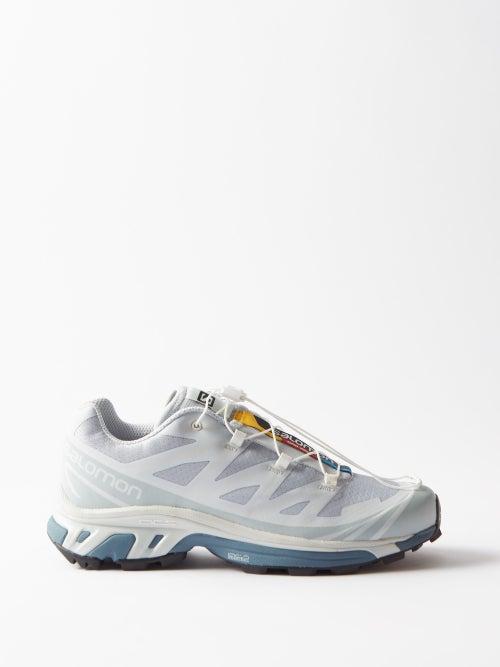 Salomon - Xt-6 Rubber And Mesh Trainers - Womens - Blue Grey