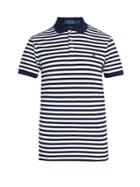 Polo Ralph Lauren Striped Stretch Cotton Pique Polo Shirt