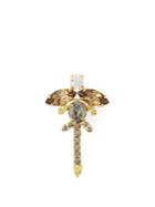 Erdem Dragonfly Crystal-embellished Brooch
