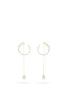 Matchesfashion.com Mateo - Graduated Pearl & Diamond 14kt Gold Drop Earrings - Womens - Pearl
