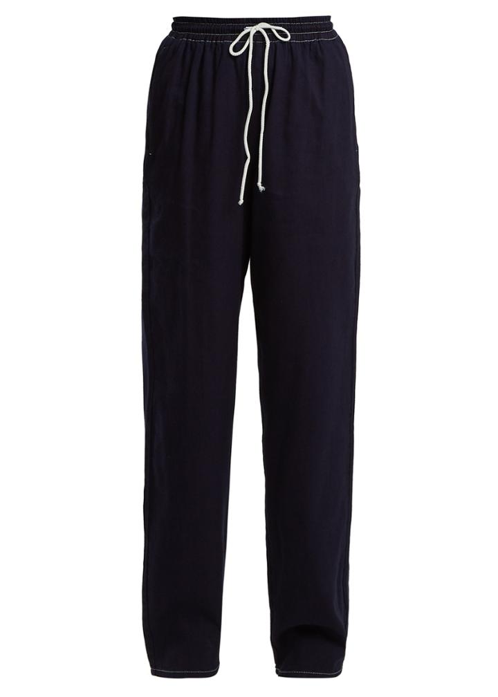 Mm6 Maison Margiela High-rise Wide-leg Denim Trousers