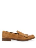 Matchesfashion.com Church's - Odessa Fringed Leather Penny Loafers - Womens - Tan