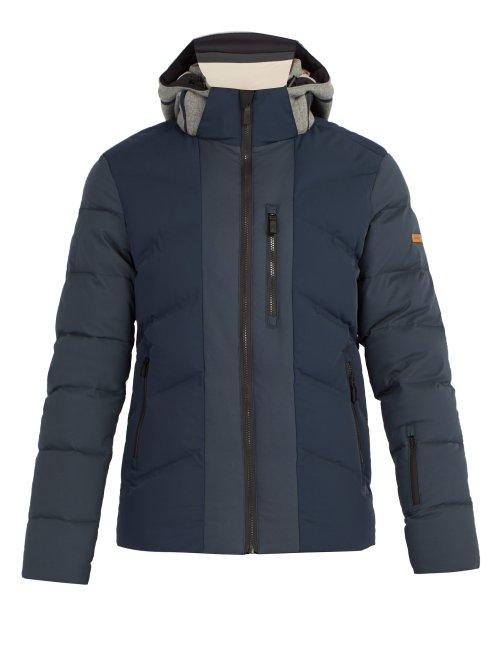 Matchesfashion.com Capranea - Face Down Filled Ski Jacket - Mens - Navy Multi