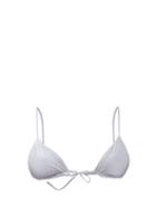 Jade Swim - Via Triangle Bikini Top - Womens - Light Blue