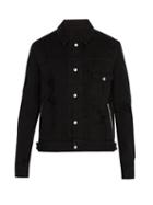 Matchesfashion.com Balmain - Distressed Denim Jacket - Mens - Black