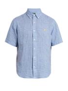 Polo Ralph Lauren Short-sleeved Checked Linen Shirt