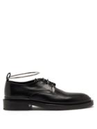 Ladies Shoes Jil Sander - Anklet Leather Derby Shoes - Womens - Black