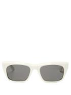 Matchesfashion.com Celine Eyewear - D Frame Acetate Sunglasses - Womens - White