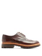 Matchesfashion.com Grenson - Archie Leather Brogues - Mens - Brown