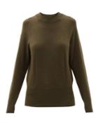Matchesfashion.com Frame - Fitz Recycled-cashmere Sweater - Womens - Green