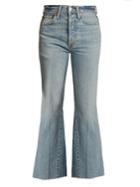 Re/done Originals The Leandra High-rise Flared Cropped Jeans