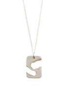 Matchesfashion.com Ellie Mercer - Resin Inlaid Sterling Silver Necklace - Mens - Silver Multi