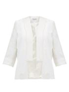 Matchesfashion.com Galvan - Cannes Sequinned Crepe Jacket - Womens - White