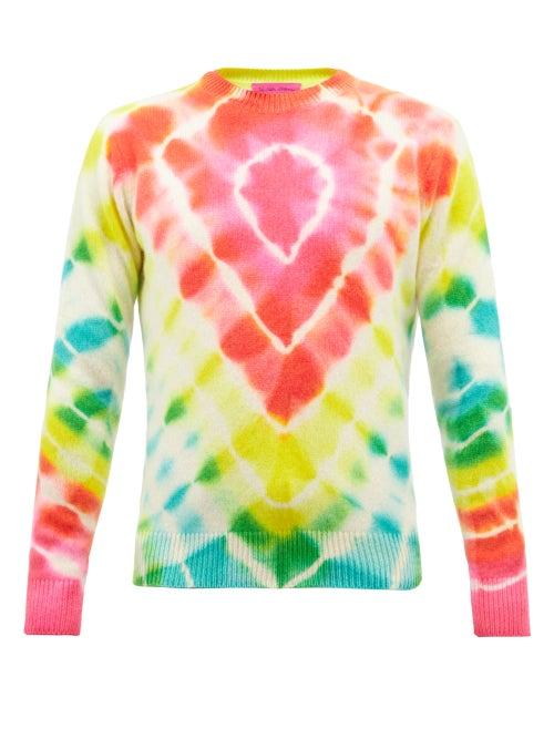 The Elder Statesman - Burst Tie-dyed Cashmere Sweater - Mens - Multi