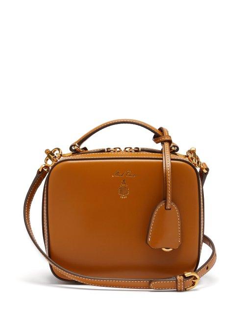 Matchesfashion.com Mark Cross - Baby Laura Leather Cross Body Bag - Womens - Tan
