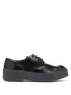 Matchesfashion.com Acne Studios - Bentigo Exaggerated-sole Leather Derby Shoes - Mens - Black Grey