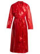 Matchesfashion.com Ellery - Le Strange Oversized Trench Coat - Womens - Red