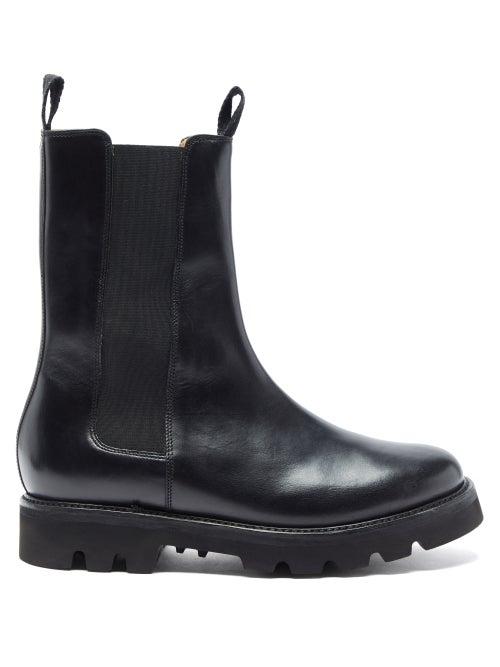Matchesfashion.com Grenson - Albie Leather Chelsea Boots - Mens - Black