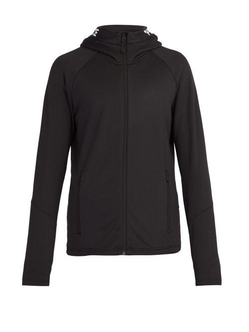 Matchesfashion.com Peak Performance - Rider Zip Through Hooded Sweatshirt - Mens - Black