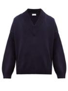 Matchesfashion.com Raey - V Neck Merino Wool Sweater - Mens - Navy