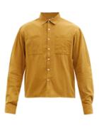 Matchesfashion.com 11.11 / Eleven Eleven - Cotton Shirt - Mens - Dark Yellow