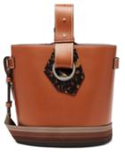 Matchesfashion.com Ganni - Smooth Leather Shoulder Bag - Womens - Tan