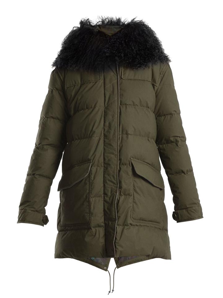 Mr & Mrs Italy Shearling-lined Padded Coat