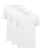 Matchesfashion.com Paul Smith - Pack Of Three Cotton-jersey Pyjama T-shirts - Mens - White