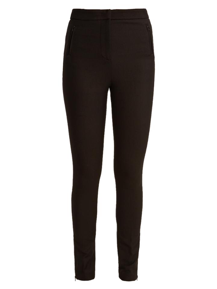 Moncler High-rise Stretch-gabardine Leggings