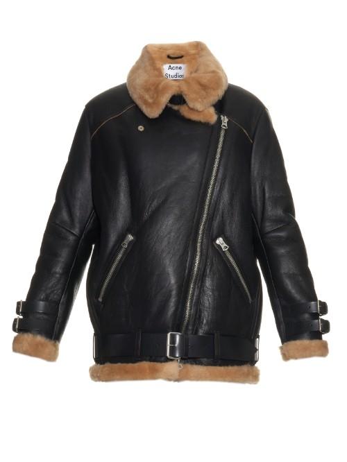 Acne Studios Velocite Shearling Aviator Jacket