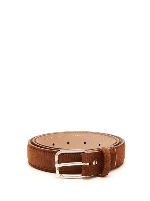 Matchesfashion.com A.p.c. - Vincent Suede Belt - Mens - Brown