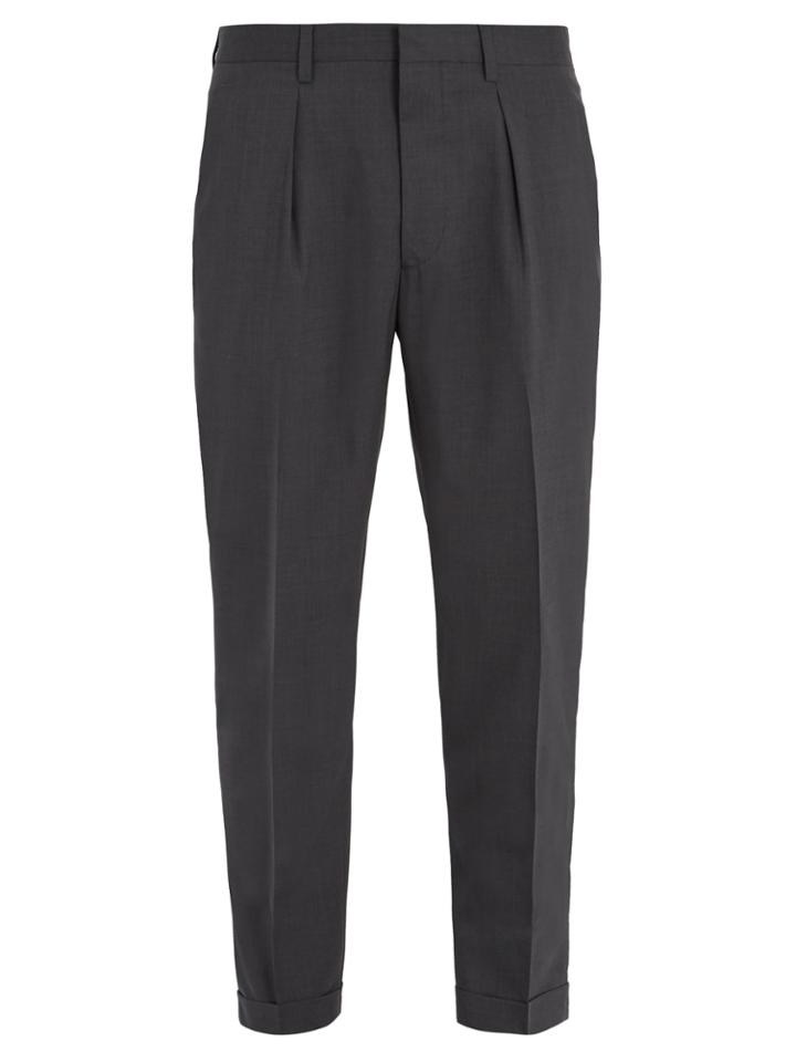 Prada Straight-cut Single -pleat Trousers