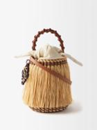 Loewe - X Salone Del Mobile Anagram Small Basket Bag - Womens - White