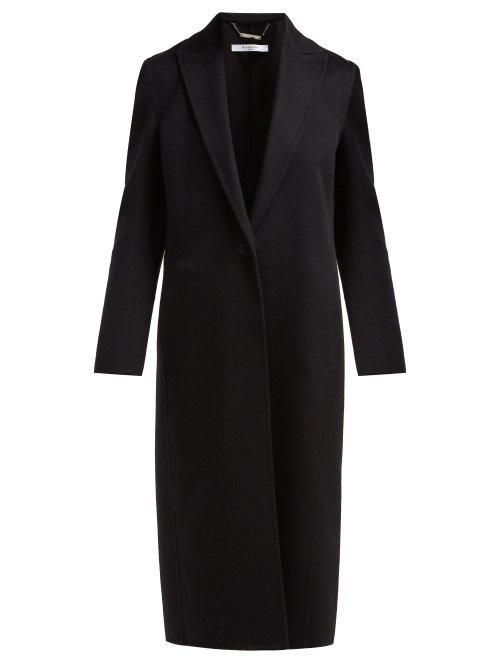 Matchesfashion.com Givenchy - Single Breasted Cashmere Coat - Womens - Black
