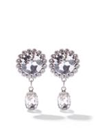 Alessandra Rich - Crystal-embellished Pendant Earrings - Womens - Crystal