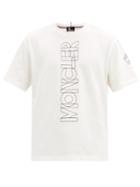 Matchesfashion.com Moncler Grenoble - Logo-print Cotton-jersey T-shirt - Mens - White