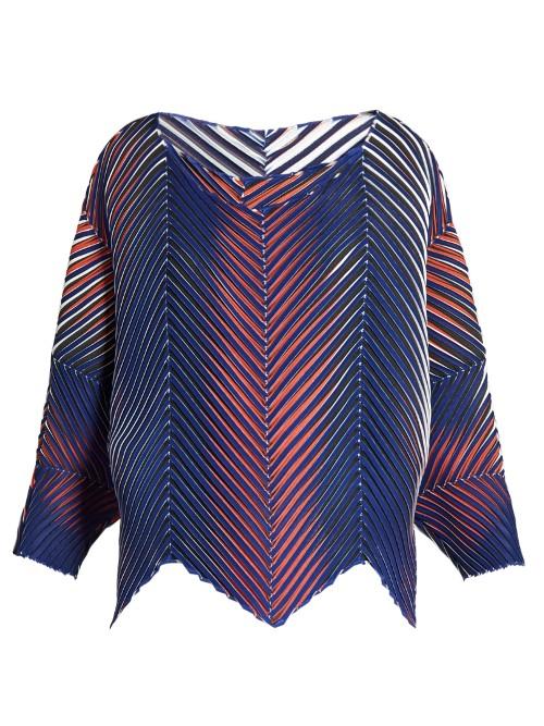 Issey Miyake Neptune Pleated Top