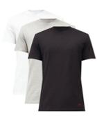 Matchesfashion.com 6 Moncler 1017 Alyx 9sm - Pack Of Three Logo-print Cotton T-shirts - Mens - Multi