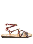 Valentino Santeria Native Couture Leather Sandals