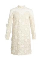 Huishan Zhang Petal Guipure-lace Dress