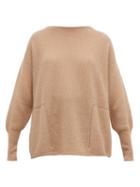 Matchesfashion.com Brunello Cucinelli - Monili Trimmed Ribbed Sweater - Womens - Light Brown