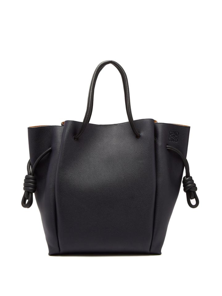 Loewe Flamenco Grained Leather Tote Bag
