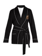 Dolce & Gabbana Embroidered-crown Cashmere Jacket