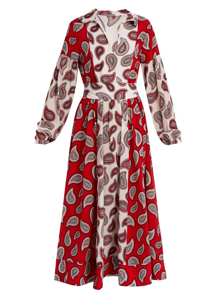 Dodo Bar Or Kat Paisley-print Midi Dress