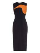 Roksanda Haussen Wave-insert Midi Dress