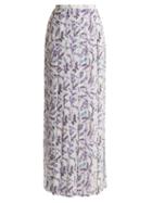 Matchesfashion.com Max Mara - Oreste Skirt - Womens - White Print
